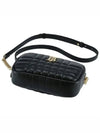 Quilted Leather Mini Lola Camera Shoulder Bag Black - BURBERRY - BALAAN 4