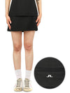 Women's Amelie Mini Golf Skirt Black - J.LINDEBERG - BALAAN 2