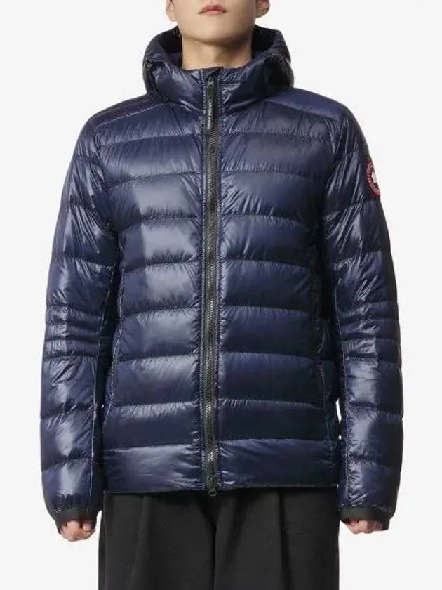 Crofton Hooded Down Padding Jacket Atlantic Navy - CANADA GOOSE - BALAAN 2