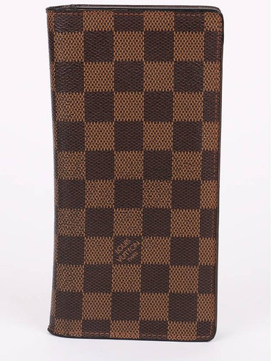 Damier pattern brazza men s long wallet - LOUIS VUITTON - BALAAN 1