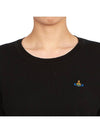 ORB Embroid Logo Knit Top Black - VIVIENNE WESTWOOD - BALAAN 7