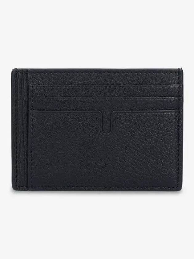 B-Cut Clip Leather Card Wallet Black - BURBERRY - BALAAN 2