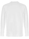 Kiefferf Logo Linen Long Sleeve T-Shirt White - ISABEL MARANT - BALAAN 4