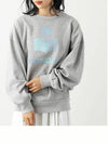 Mindy Big Logo Overfit Sweatshirt Grey - ISABEL MARANT - BALAAN 3