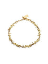 Cassandre Logo Chain Bracelet Gold - SAINT LAURENT - BALAAN 3