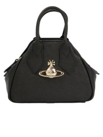 ORB Plaque Small Tote Bag Black - VIVIENNE WESTWOOD - BALAAN 2