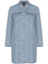 Alpine Denim Short Dress Blue - A.P.C. - BALAAN 2