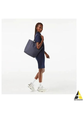 Women s L1212 Concept Vertical Medium Shopper Bag Navy - LACOSTE - BALAAN 1