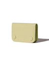 Dot compact business card card wallet Pale Lemon - LE MASQUE - BALAAN 1