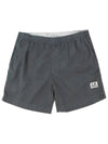 Logo Swim Shorts Gray - CP COMPANY - BALAAN.