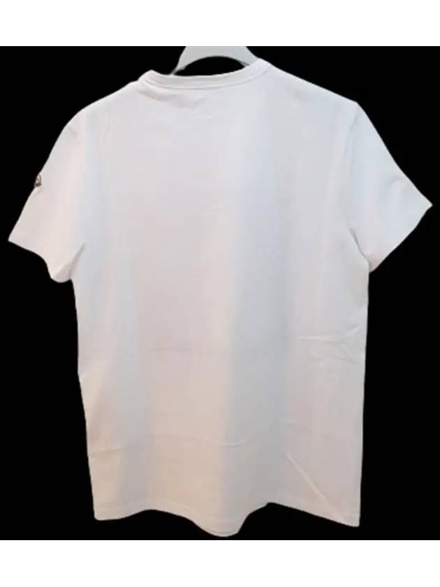 Box Logo Short Sleeve T-Shirt White - MONCLER - BALAAN 3