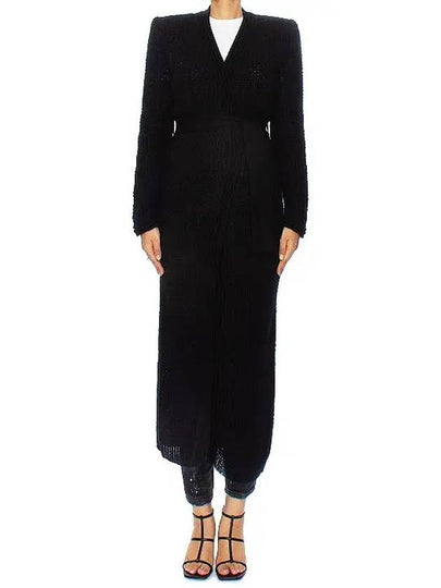 Mohair robe long cardigan 6753 389M - BALMAIN - BALAAN 2