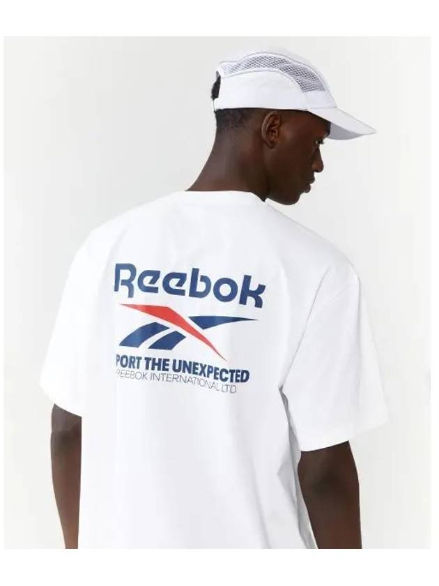 big slogan t shirt white - REEBOK - BALAAN 1