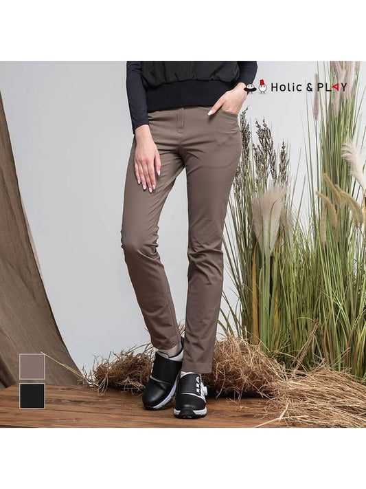 Women s leather decorative point pants HC3WPT002 - HOLIC&PLAY - BALAAN 1