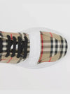 Vintage Check Suede Leather Sneakers Archive Beige - BURBERRY - BALAAN 3