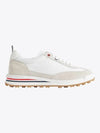 Thom Women Browne Nylon Tech Runner Low Top Sneakers Grey White - THOM BROWNE - BALAAN 2