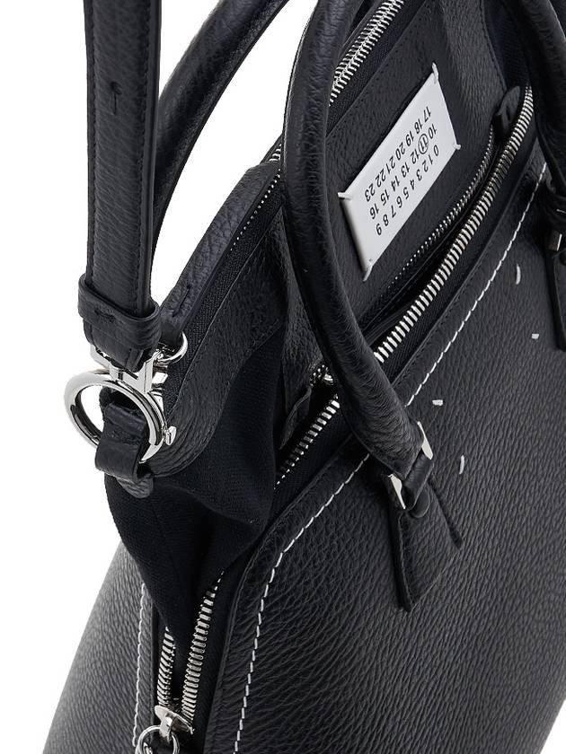 5AC Four Stitch Logo Classic Tote Bag Black - MAISON MARGIELA - BALAAN 9