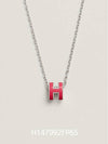 Mini Pop H Pendant Necklace Rose Tropic - HERMES - BALAAN 2