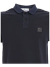 Logo Patch Washing Polo Shirt Navy - STONE ISLAND - BALAAN 5