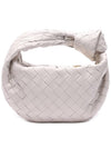 Jodie Intrecciato Small Tote Bag Chalk - BOTTEGA VENETA - BALAAN 5