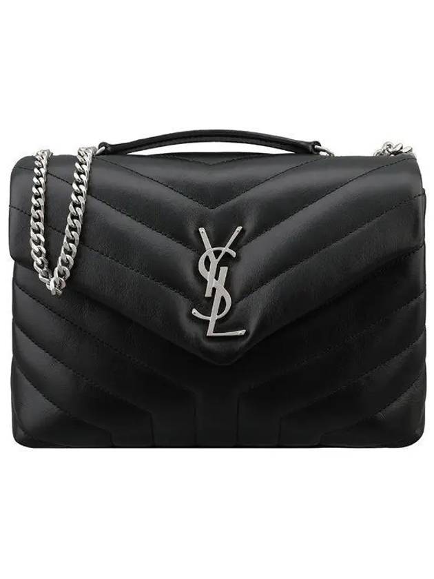 Matelasse Lulu Quilted Small Shoulder Bag Black - SAINT LAURENT - BALAAN 2