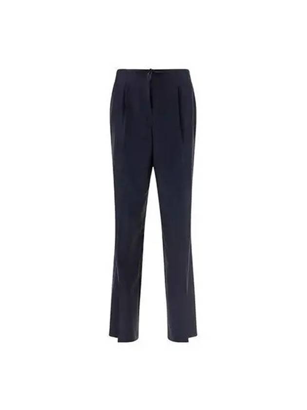 Women s Classic Relaxed Pants Navy P299G 10GK - PRADA - BALAAN 1