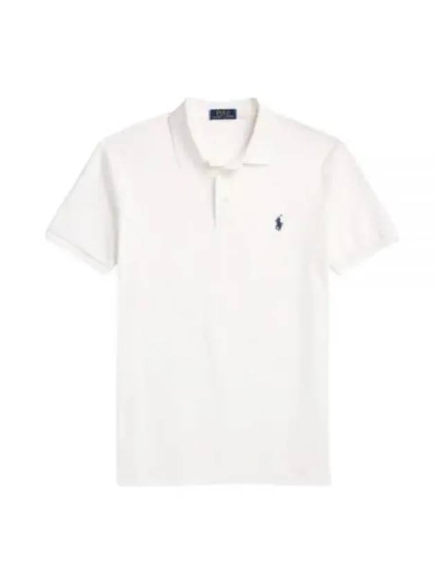 Polo Pony Motif  Polo Shirt White - POLO RALPH LAUREN - BALAAN 2