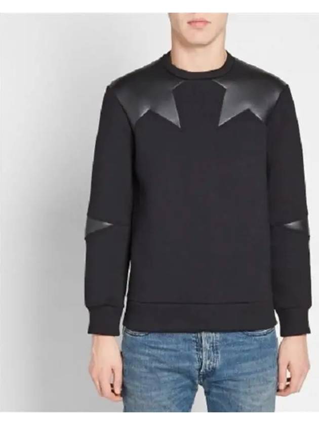 Star Panel Sweatshirt PBJS191C E519C 01 - NEIL BARRETT - BALAAN 8