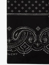 Paisley Black Print Scarf - GIVENCHY - BALAAN 5