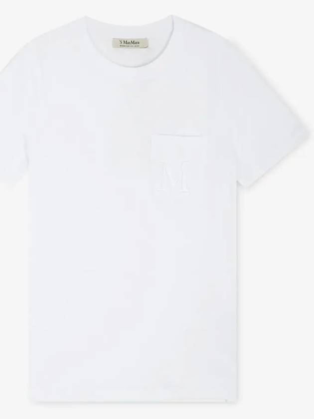 Women s Madera White Short Sleeve T Shirt 29976011600 001 - MAX MARA - BALAAN 3