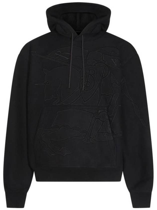 EKD Embroidered Hoodie Black - BURBERRY - BALAAN 2