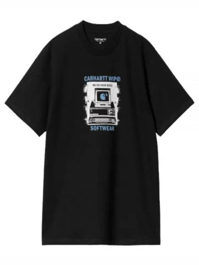 Fixed Bugs Short Sleeve T-Shirt Black - CARHARTT WIP - BALAAN 2