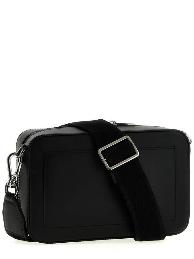 embossed logo messenger bag black - DOLCE&GABBANA - BALAAN 3