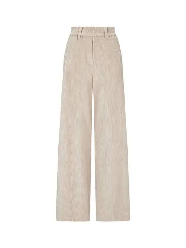 Women s Easy Corduroy Banding Pants Beige - BRUNELLO CUCINELLI - BALAAN 1