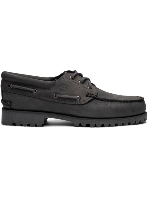 Men's Authentic 3 Eye Boat Shoes Dark Grey - TIMBERLAND - BALAAN 1