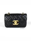 CH Season Pocket Shoulder Bag Black Gold CH42BG055 - CHANEL - BALAAN 1