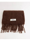 Jacquemus Reshap Caro Muffler Scarf Brown Unisex - JACQUEMUS - BALAAN 5