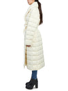 ALLEGRA CREAM Women s Hooded Long Padded Jumper Coat Relaxed Fit - MACKAGE - BALAAN 5