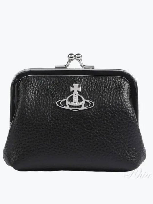 ORB Logo Coin Purse Black - VIVIENNE WESTWOOD - BALAAN 2