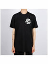 Logo Motif Short Sleeve T-Shirt Black - MONCLER - BALAAN 3