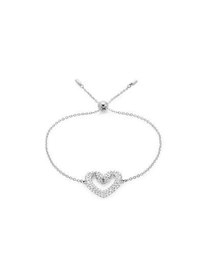 Sublima Swan Heart Medium Bracelet Silver - SWAROVSKI - BALAAN 2