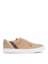 Women's House Check Low Top Sneakers Beige - BURBERRY - BALAAN 2