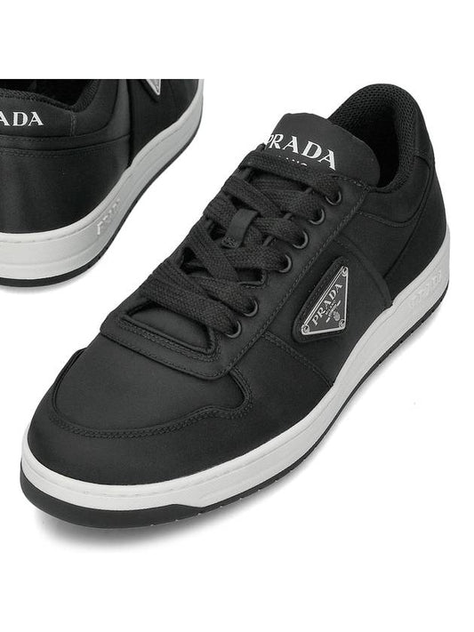 Re-Nylon Low Top Sneakers Black - PRADA - BALAAN 2