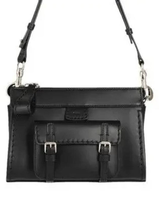 Edith Leather Shoulder Bag Black - CHLOE - BALAAN 2