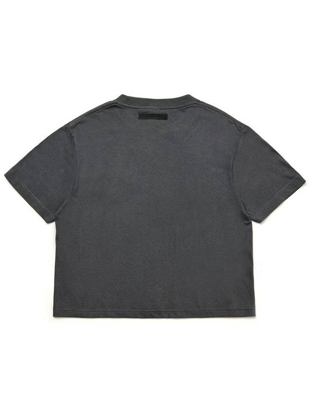 Seaware Confucian Fit Crop Short Sleeve TShirt Charcoal - C WEAR BY THE GENIUS - BALAAN 7