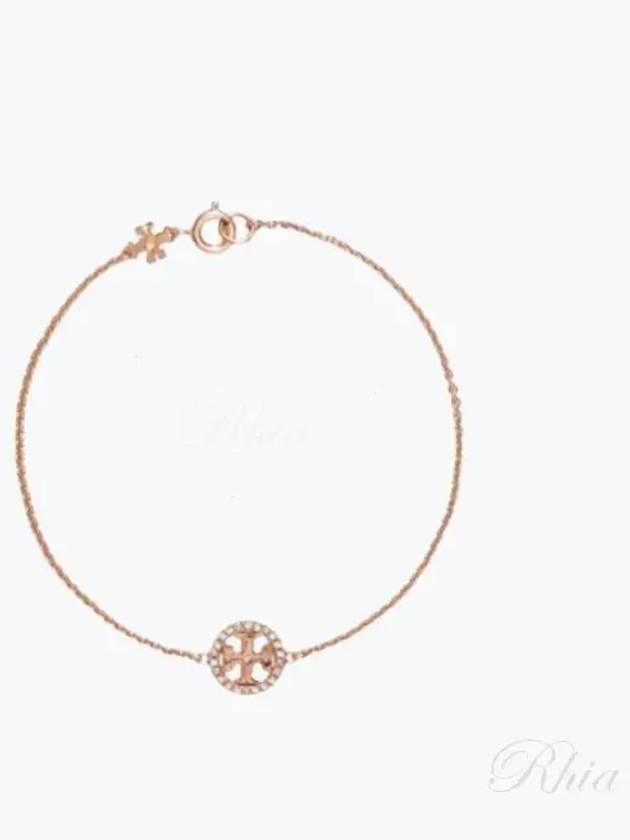 Miller Pave Chain Bracelet Rose - TORY BURCH - BALAAN 2