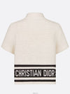 Mariniere Cotton Knit Short Sleeve Jacket Black White - DIOR - BALAAN 4