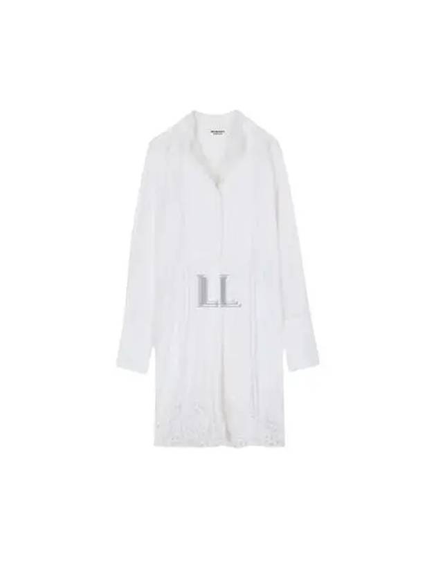 Rehana Cotton Short Dress White - ISABEL MARANT - BALAAN 2