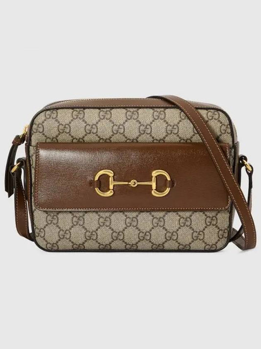 Horsebit 1955 Small Cross Bag Beige Brown - GUCCI - BALAAN 2