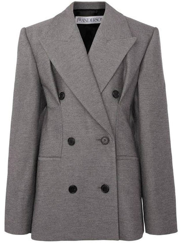 Hour Glass Jacket Gray - JW ANDERSON - BALAAN 1